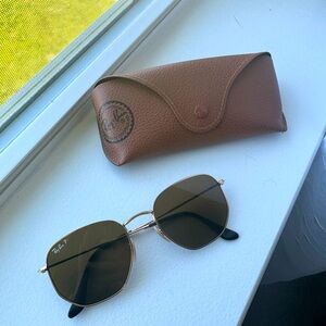 Ray Ban Hexagonal Flat lense Polarized